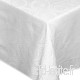 Nappe rectangle 150x300 cm Jacquard 100% coton SPIRALE blanc - B071P8N5P2